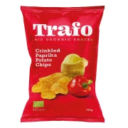 CHIPSY ZIEMNIACZANE KARBOWANE PAPRYKOWE BIO 125 g - TRAFO
