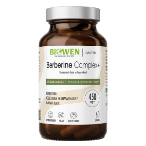 BERBERYNA COMPLEX+ BEZGLUTENOWA 60 KAPSUŁEK - BIOWEN