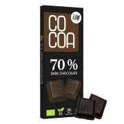 CZEKOLADA GORZKA 70 % BIO 40 g - COCOA
