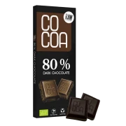 CZEKOLADA CIEMNA 80 % BIO 40 g - COCOA