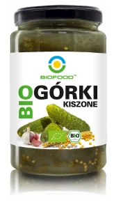 OGÓRKI KISZONE BEZGLUTENOWE BIO 760 g (560 g) - BIOFOOD