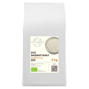 RYŻ BASMATI BIAŁY BEZGLUTENOWY BIO 2 kg - THE PLANET