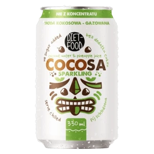 WODA KOKOSOWA GAZOWANA 330 ml - DIET-FOOD (COCOSA)