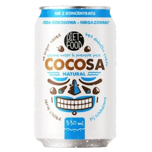 WODA KOKOSOWA NATURALNA NIEGAZOWANA 330 ml - DIET-FOOD (COCOSA)