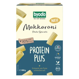 MAKARON PROTEINOWY (SEMOLINOWY Z DYNIĄ) RURKA MAKKARONI BIO 400 g - BYODO