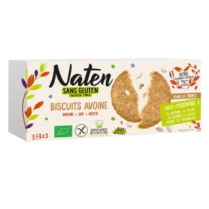 CIASTKA OWSIANE BEZGLUTENOWE BIO 130 g - NATEN