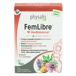 TABLETKI NA MENOPAUZĘ (FEMLIBRE) 30 szt. - PHYSALIS (HERBALANCE)