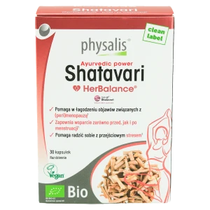 SHATAVARI BIO 30 KAPSUŁEK - PHYSALIS (HERBALANCE)