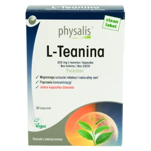 L-TEANINA 30 KAPSUŁEK - PHYSALIS