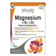 MAGNEZ + WITAMINA K2 I D3 30 TABLETEK - PHYSALIS