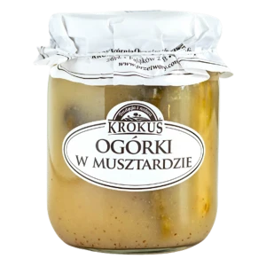 OGÓRKI KONSERWOWE W MUSZTARDZIE 500 g (250 g) - KROKUS