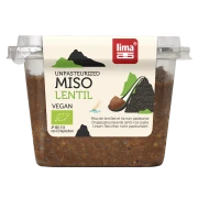 MISO LENTIL (PASTA Z SOCZEWICY I RYŻU) BIO 300 g - LIMA