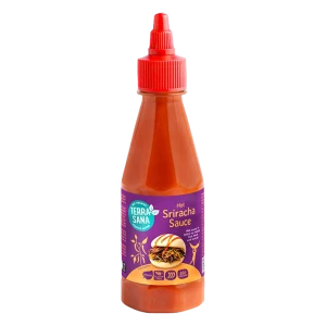 SOS Z OSTREJ PAPRYKI CHILI SRIRACHA BEZGLUTENOWY BIO 250 g - TERRASANA
