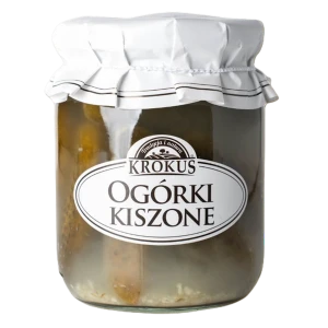 OGÓRKI KISZONE BEZGLUTENOWE 480 g (280 g) - KROKUS