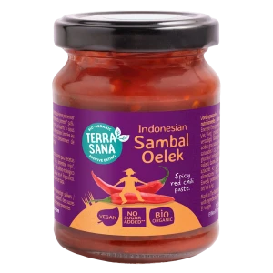 PASTA CHILI SAMBAL OELEK BIO 125 g - TERRASANA