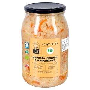 KAPUSTA KISZONA Z MARCHEWKĄ BIO 800 g - SĄTYRZ
