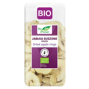 JABŁKA SUSZONE KRĄŻKI BEZGLUTENOWE BIO 100 g - BIO PLANET