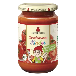 SOS POMIDOROWY DLA DZIECI BEZGLUTENOWY BIO 340 ml - ZWERGENWIESE