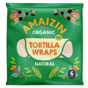 TORTILLA WRAPS BIO (6 szt.) 240 g - AMAIZIN