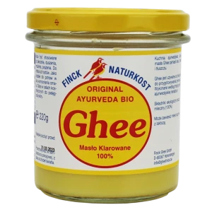 MASŁO KLAROWANE GHEE BIO 220 g (242 ml) - FINCK AYURVEDA