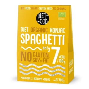 MAKARON (KONJAC) SPAGHETTI BEZGLUTENOWY BIO 385 g (300 g) - DIET-FOOD
