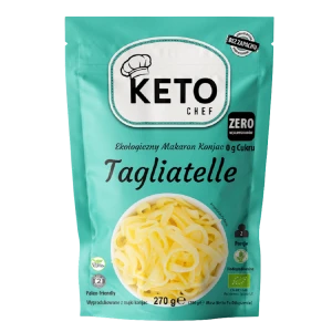 MAKARON (KONJAC) TAGLIATELLE BEZGLUTENOWY BIO 270 g (200 g) - KETO CHEF
