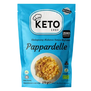 MAKARON (KONJAC) PAPPARDELLE BEZGLUTENOWY BIO 270 g (200 g) - KETO CHEF