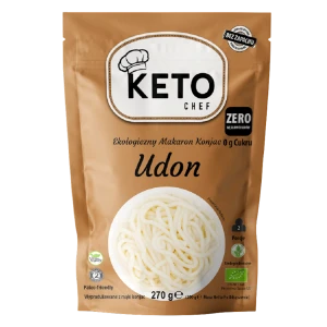 MAKARON (KONJAC) UDON BEZGLUTENOWY BIO 270 g (200 g) - KETO CHEF