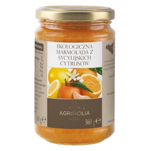 MARMOLADA Z CYTRUSÓW SYCYLIJSKICH BIO 360 g - AGRISICILIA