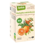 HERBATKA ROKITNIKOWA Z MIĘTĄ I POMARAŃCZĄ BIO (20 x 1,8 g) 36 g - APOTHEKE
