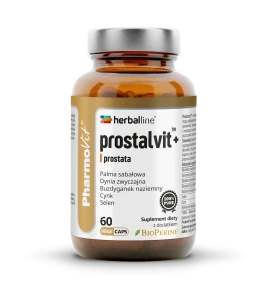 KAPSUŁKI NA PROSTATĘ (PROSTALVIT) BEZGLUTENOWE 60 szt. - PHARMOVIT (HERBALLINE)