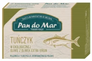 OKAZJA TUŃCZYK W BIO OLIWIE Z OLIWEK EXTRA VIRGIN 120 g - PAN DO MAR