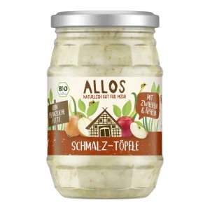 SMALCZYK WEGAŃSKI Z CEBULĄ I JABŁKIEM BEZGLUTENOWY BIO 250 g - ALLOS