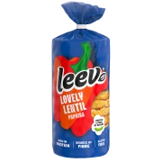 WAFLE Z SOCZEWICY PROTEINOWE O SMAKU PAPRYKOWYM BBQ BEZGLUTENOWE BIO 117 g - LEEV