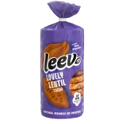 WAFLE Z SOCZEWICY PROTEINOWE O SMAKU CZEKOLADOWYM BEZGLUTENOWE BIO 130 g - LEEV