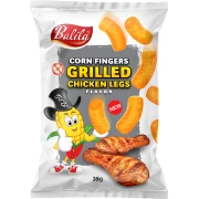 OKAZJA CHRUPKI KUKURYDZIANE O SMAKU GRILLOWANEGO KURCZAKA BEZGLUTENOWE 35 g - BALILA