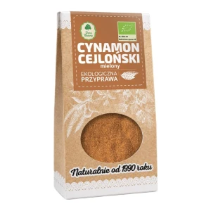CYNAMON CEJLOŃSKI MIELONY BIO 50 g - DARY NATURY