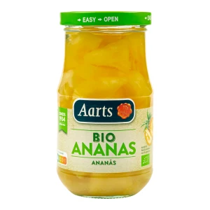 ANANAS KAWAŁKI W LEKKIM SYROPIE BIO 350 g (190 g) (SŁOIK) - AARTS
