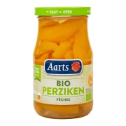 BRZOSKWINIE PLASTRY W LEKKIM SYROPIE BIO 350 g (190 g) (SŁOIK) - AARTS