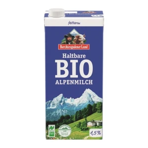 MLEKO ALPEJSKIE UHT (min. 1,5 % TŁUSZCZU) BIO 1 L - BERCHTESGADENER LAND