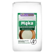 MĄKA GRYCZANA BIAŁA BEZGLUTENOWA 500 g - NATURAVENA