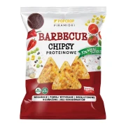 CHRUPKI PIRAMIDKI PROTEINOWE O SMAKU BBQ BEZGLUTENOWE 60 g - POPCROP