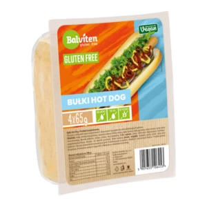 BUŁKI DO HOT DOGÓW BEZGLUTENOWE (4 szt.) 260 g - BALVITEN