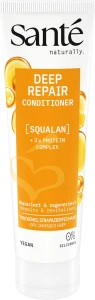 ODŻYWKA REGENERUJĄCA DO WŁOSÓW DO WŁOSÓW SUCHYCH I ZNISZCZONYCH SKWALAN I POTRÓJNY KOMPLEKS PROTEINOWY ECO 150 ml - SANTE
