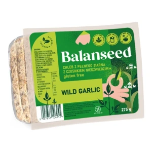 CHLEB Z PEŁNEGO ZIARNA Z CZOSNKIEM NIEDŹWIEDZIM KROJONY BEZGLUTENOWY 275 g - BALVITEN