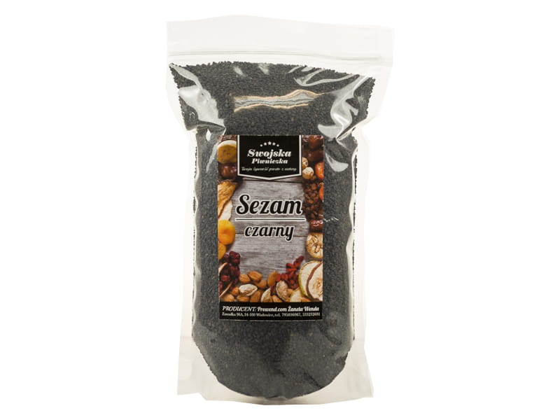 SEZAM CZARNY EXTRA JAKOŚĆ 1kg Swojska Piwniczka