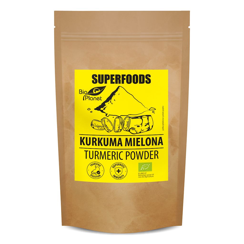 KURKUMA MIELONA BIO 200 g - BIO PLANET SUPERFOODS