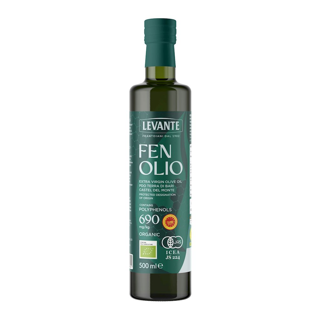 OLIWA Z OLIWEK EXTRA VIRGIN WYSOKOPOLIFENOLOWA FENOLIO PDO TERRA DI BARI CASTEL DEL MONTE BIO 500 ml - LEVANTE